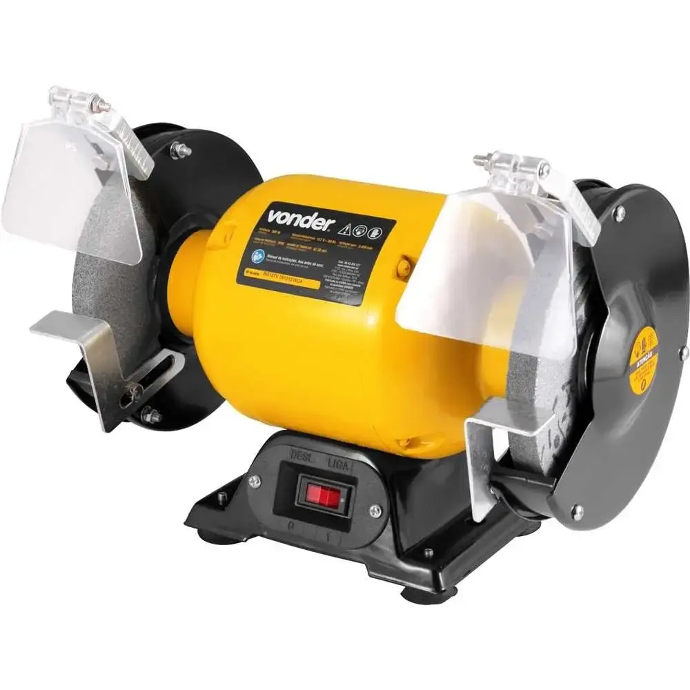Moto esmeril 6 POL 360W monofásico 60HZ Vonder 110 V — fotografia 3