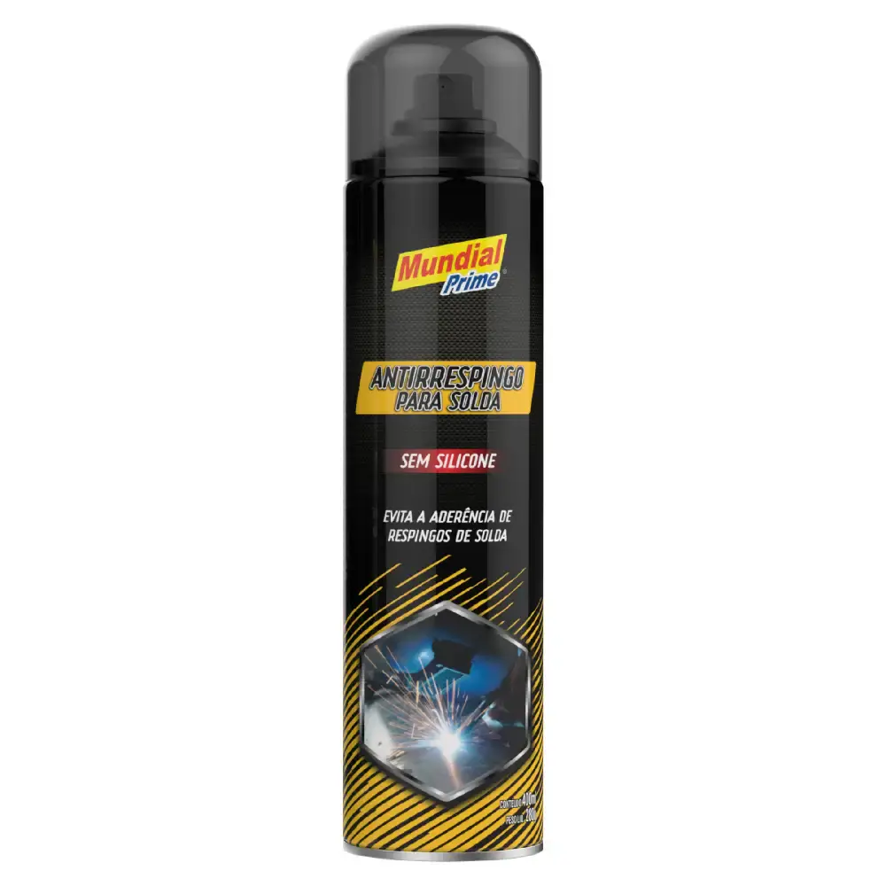 Anti Respingo Spray p/ Solda SEM Silicone 400ml AE03000010 MUNDIAL PRIME — fotografia de referência