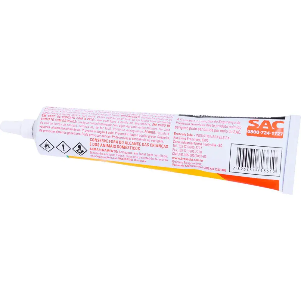 Cola vinil extra 75G Brascola — fotografia 4