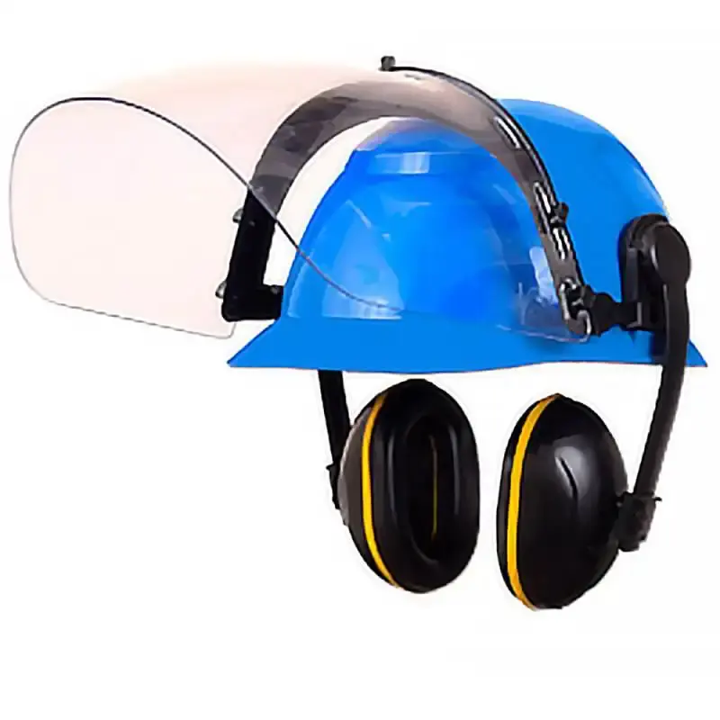 Capacete kit conjulgado com protetor auditivo e lente tipo bolha 800328 camper — fotografia de referência