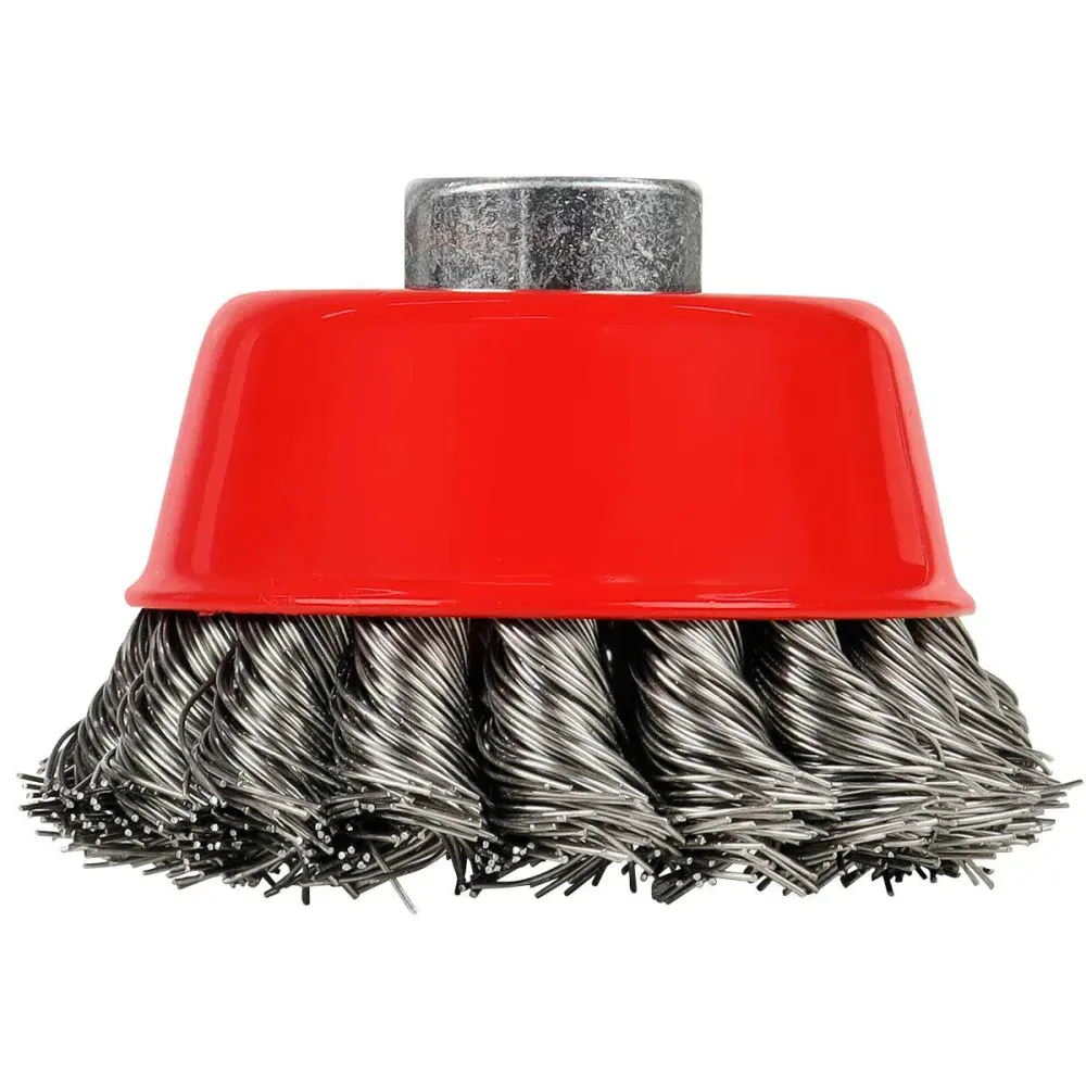 Escova copo em aço inox 4 101,60MM Worker — fotografia de referência