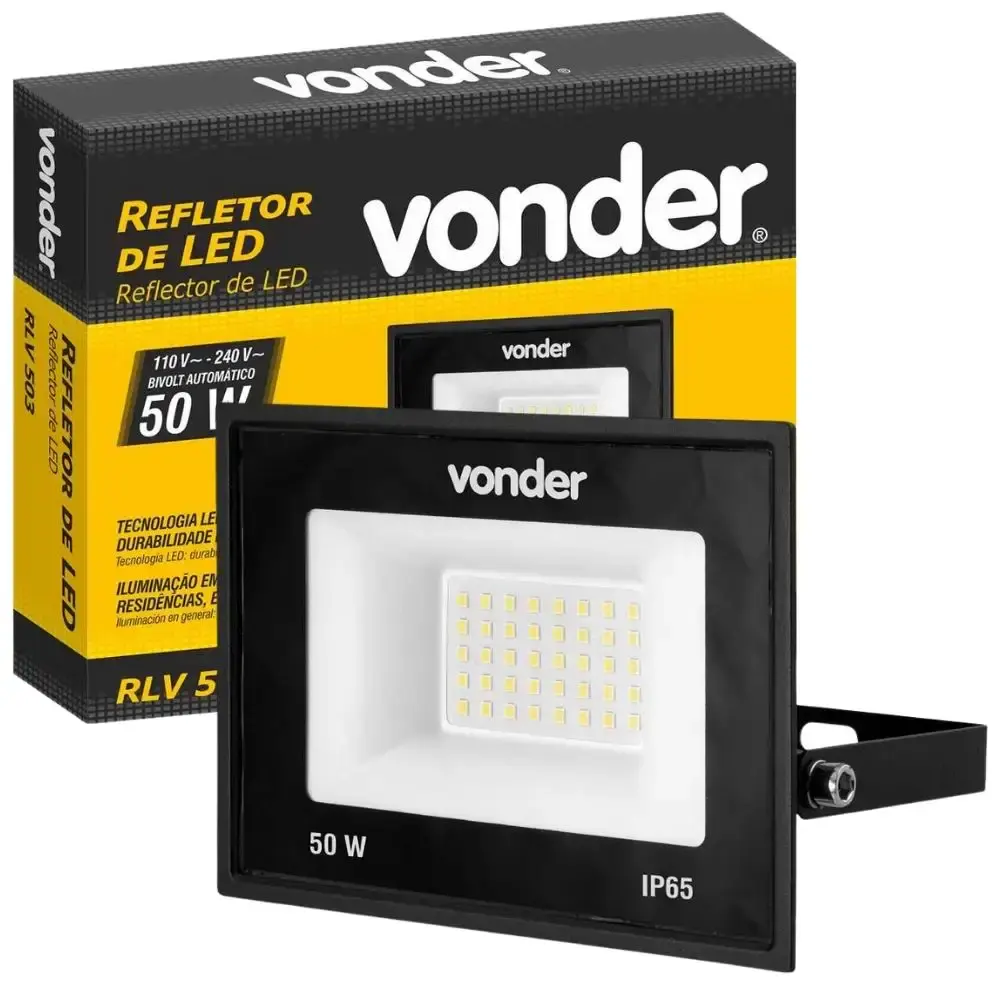 Refletor de LED 50W RLV-503 Vonder — fotografia 3