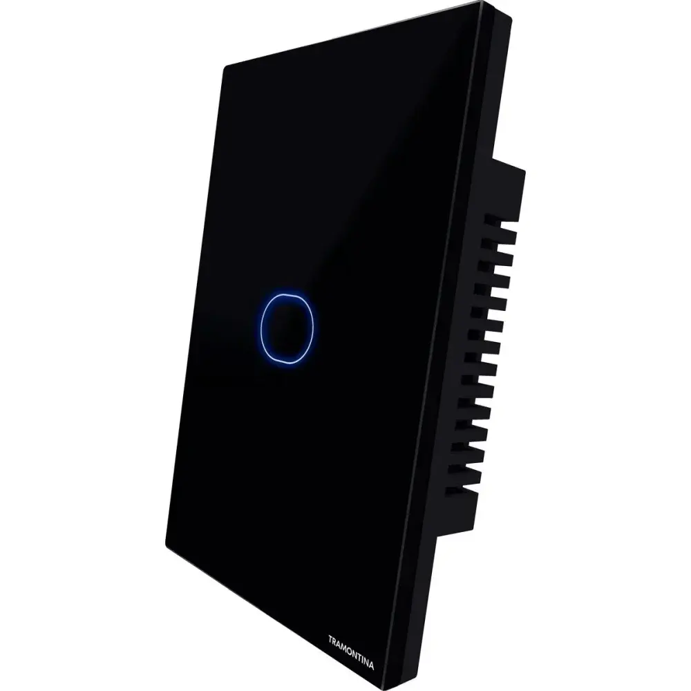 Interruptor touch smart com 1 canal preto Tramontina — fotografia 6