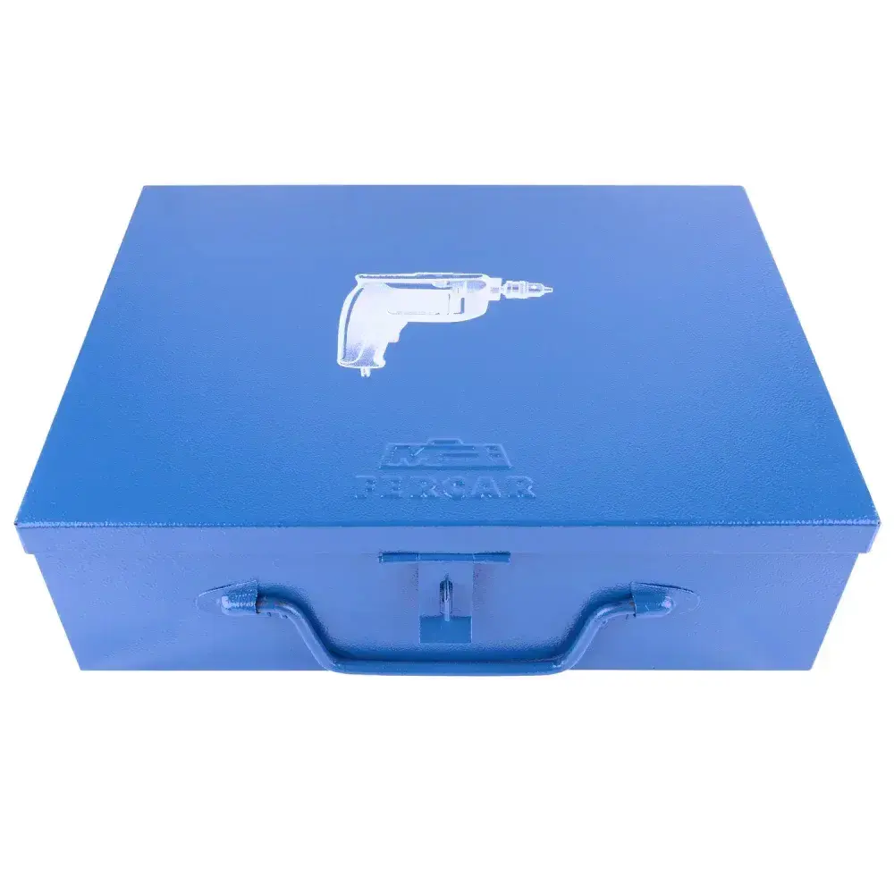 Caixa de metal para furadeira 40X29X10CM MT04 Fercar — fotografia 8