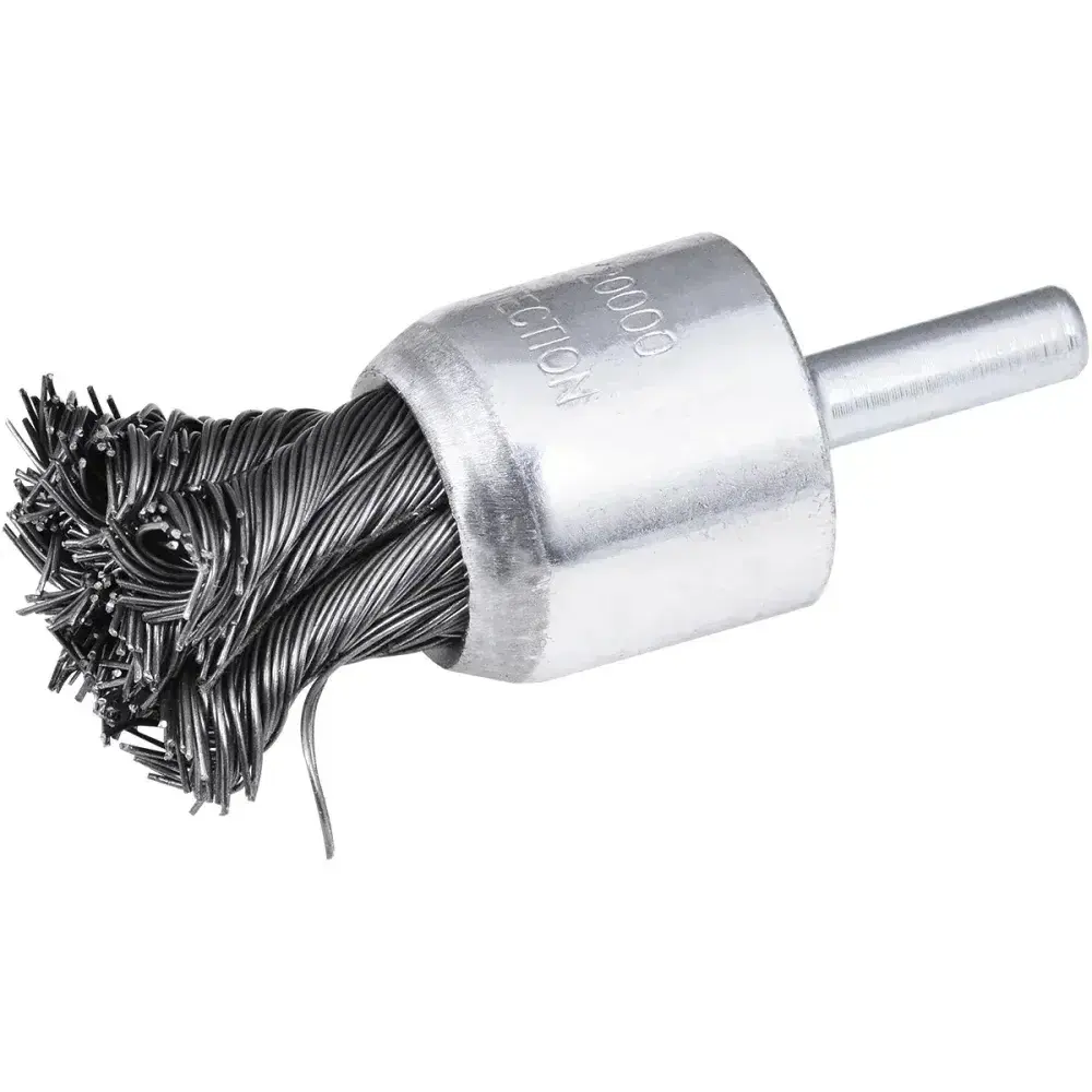 Escova pincel trançado em aço carbono 1 25,40MM Worker — fotografia 4