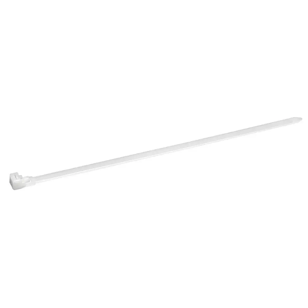 Abraçadeira com trava 250 x 7,6MM branca 20 peças Worker — fotografia de referência