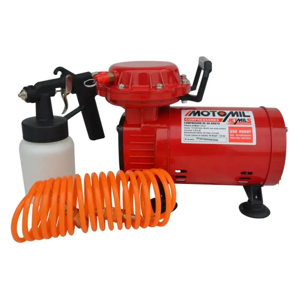 Motocompressor hobby jetmil-s 1/3HP bivolt da MotoMil