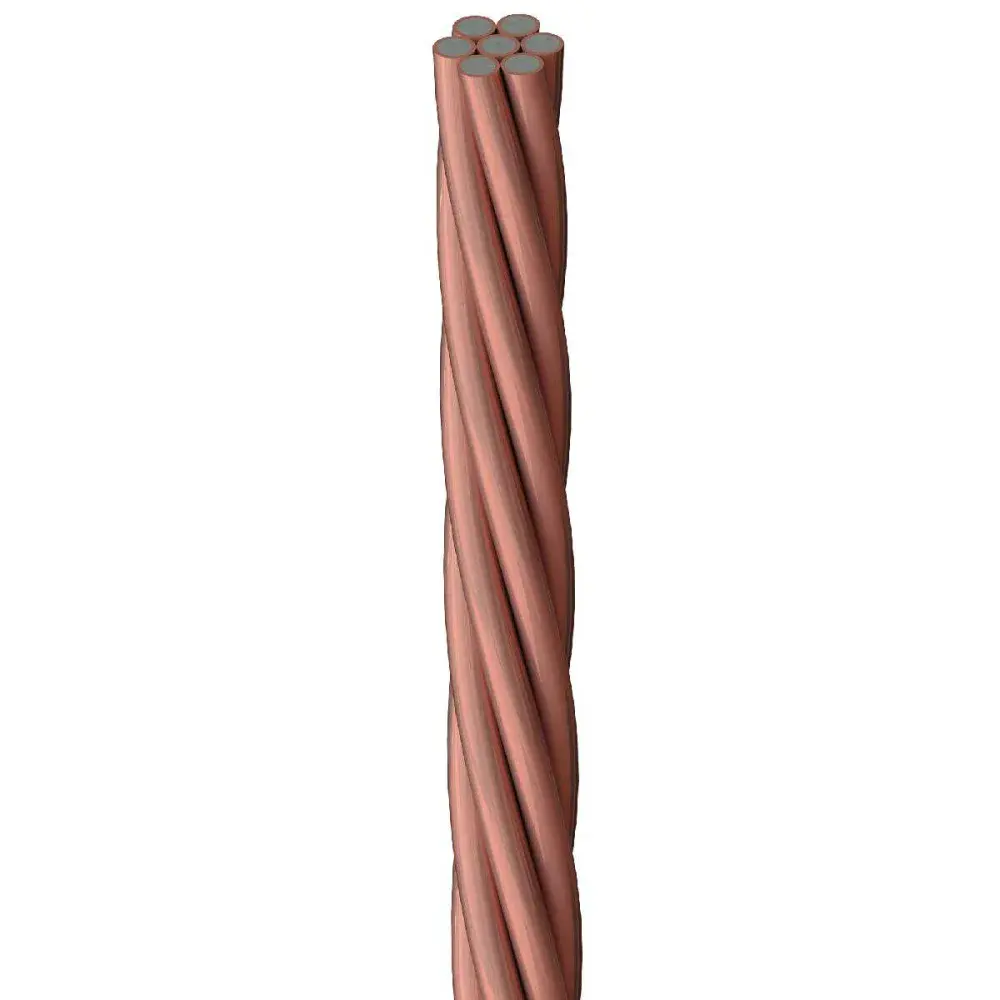 Cabo de aço cobreado 35MM para aterramento 7 fios Intelli