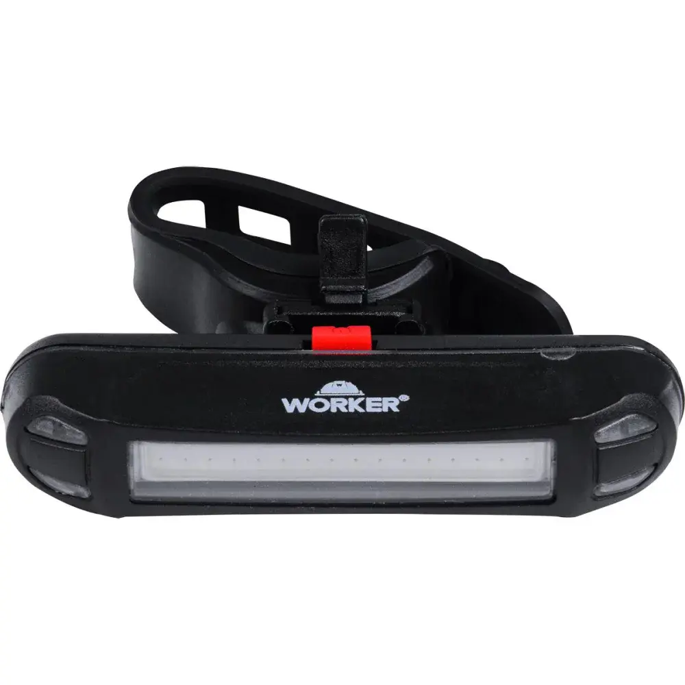 Lanterna para bicicleta traseira 6 estágio led usb Worker — fotografia de referência