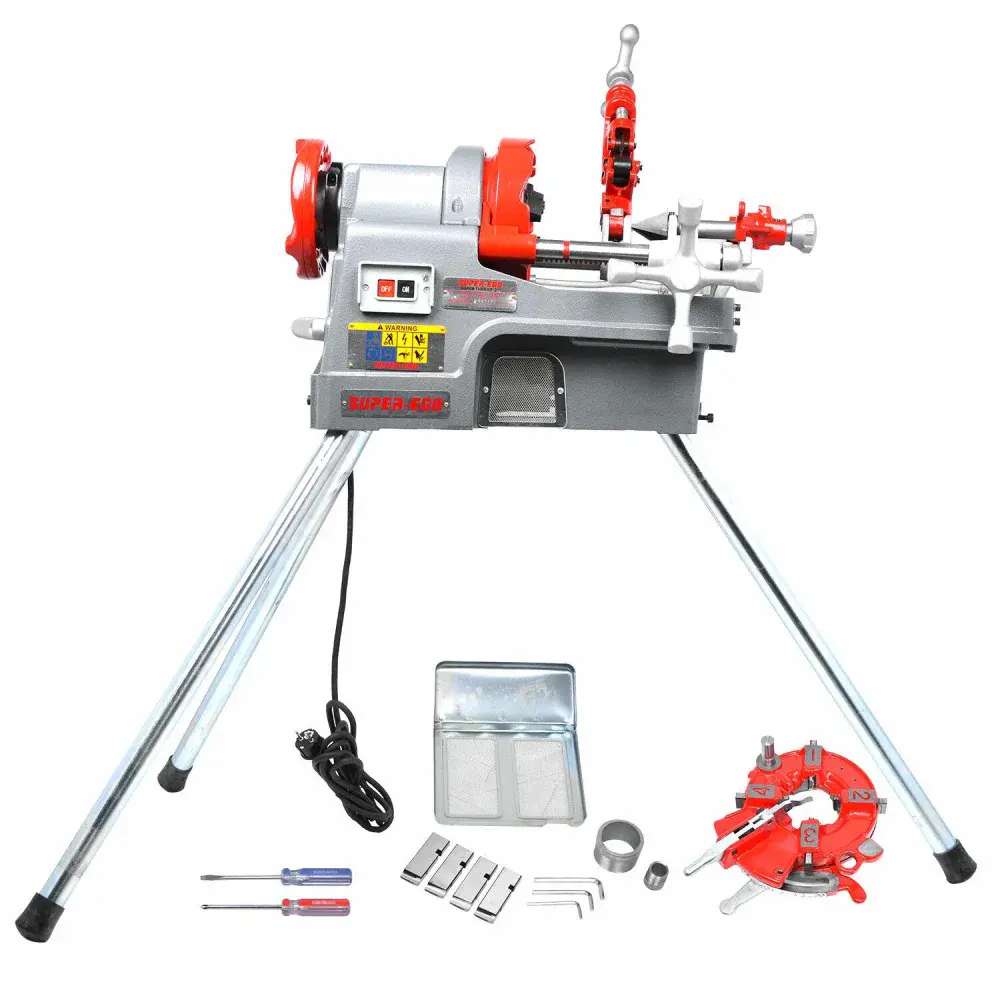 Rosqueadeira elétrica 1/2” a 2” bsp super ego pro rothenberger 220V