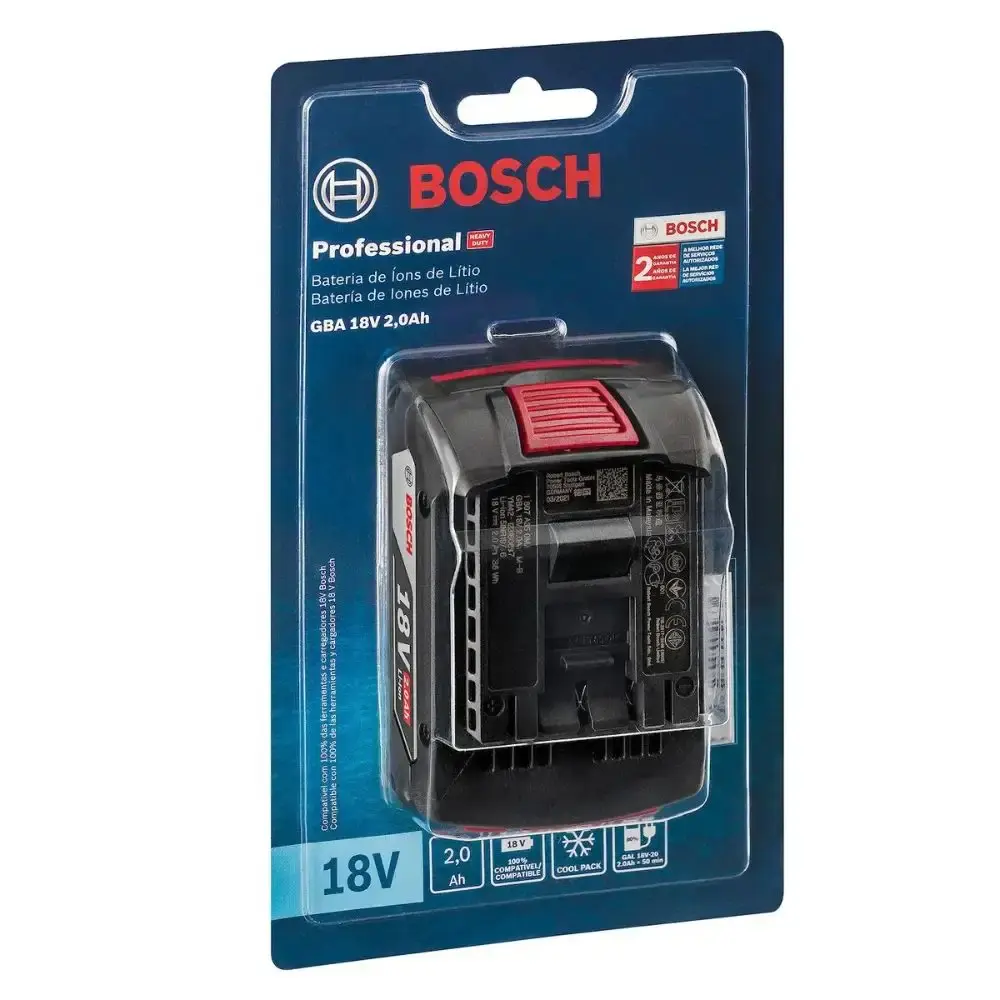 Bateria 18.0V 2.0AH lítio GBA li-ion 1600Z00036 Bosch — fotografia 5