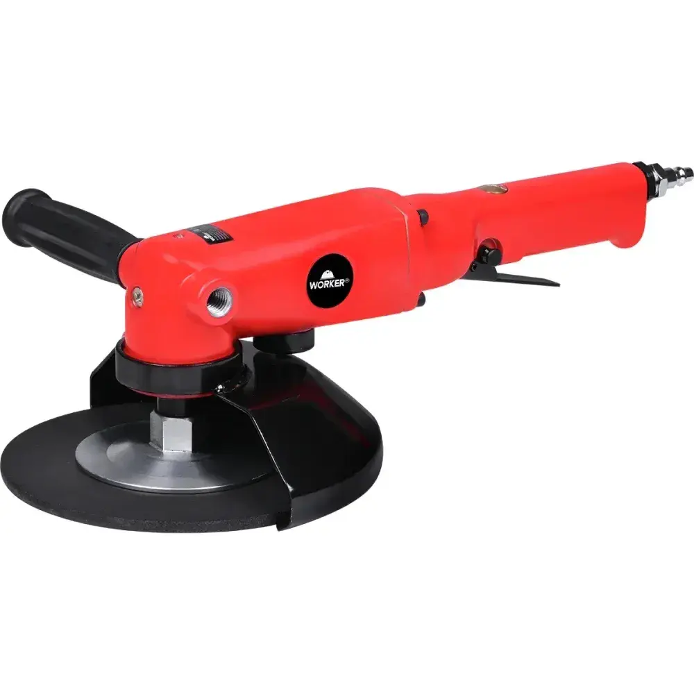 Esmerilhadeira angular pneumática 7 180MM Worker — fotografia 8