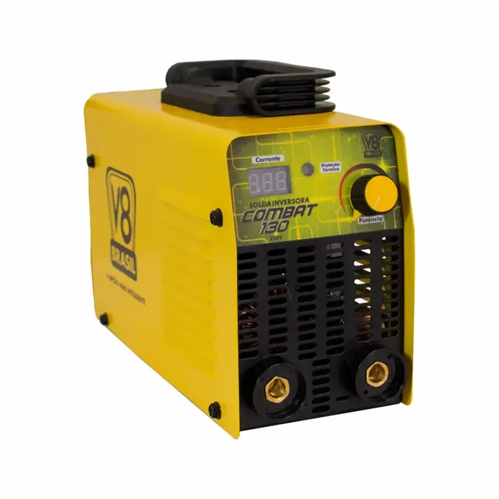 Inversora de solda combat 130 120A mono 220V V8 brasil — fotografia 7