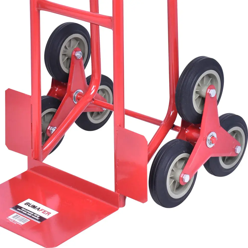 Carro de armazém 6 rodas 150KG dobrável Bumafer — fotografia 5