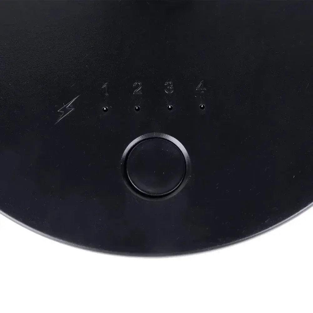 Ventilador de mesa portátil 5W preto Liege — fotografia 5