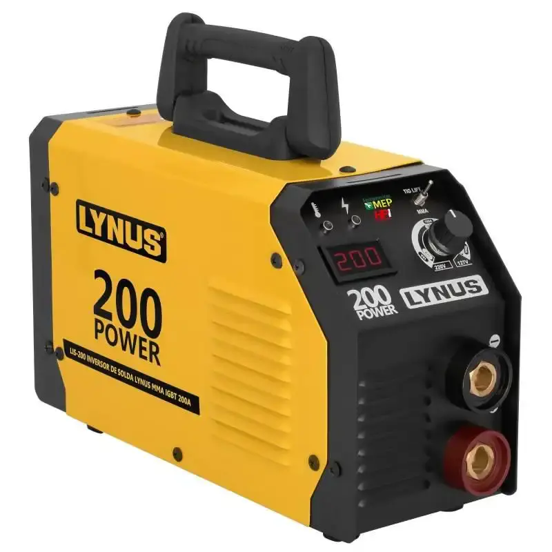 Máquina de solda inversora bivolt 200A LIS 200 Lynus