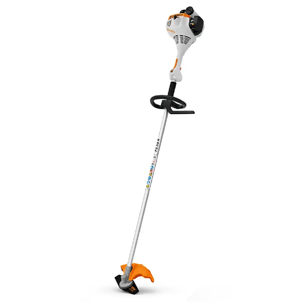 Roçadeira combustão a gasolina 1,0 CV 27,2 CC lâmina 2 facas FS 55 r Stihl — fotografia de referência
