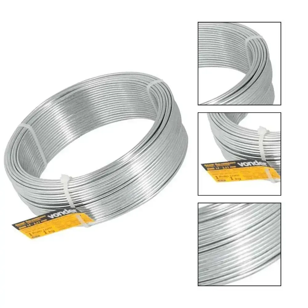 Arame galvanizado 0.89MM rolo 1KG BWG 20 Vonder — fotografia de referência