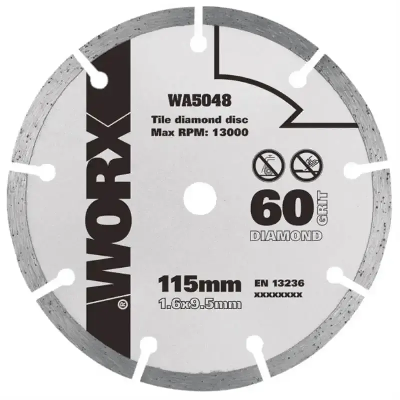 Disco serra circular diamantado para cerâmica WA5048 Worx — fotografia de referência