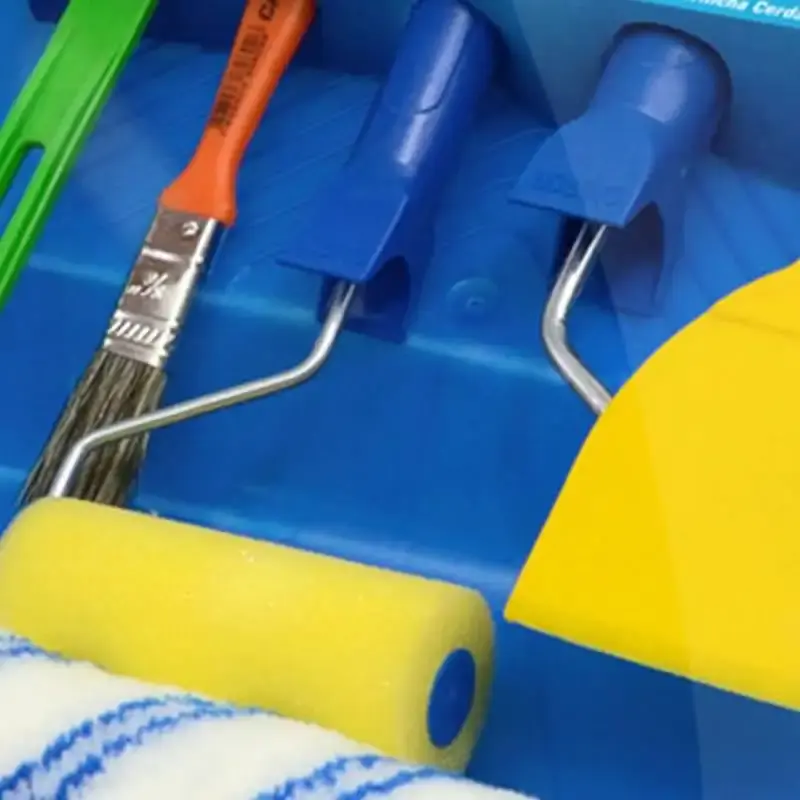 Kit de pintura e decoração 7 peças não respinga 807 Castor — fotografia 3