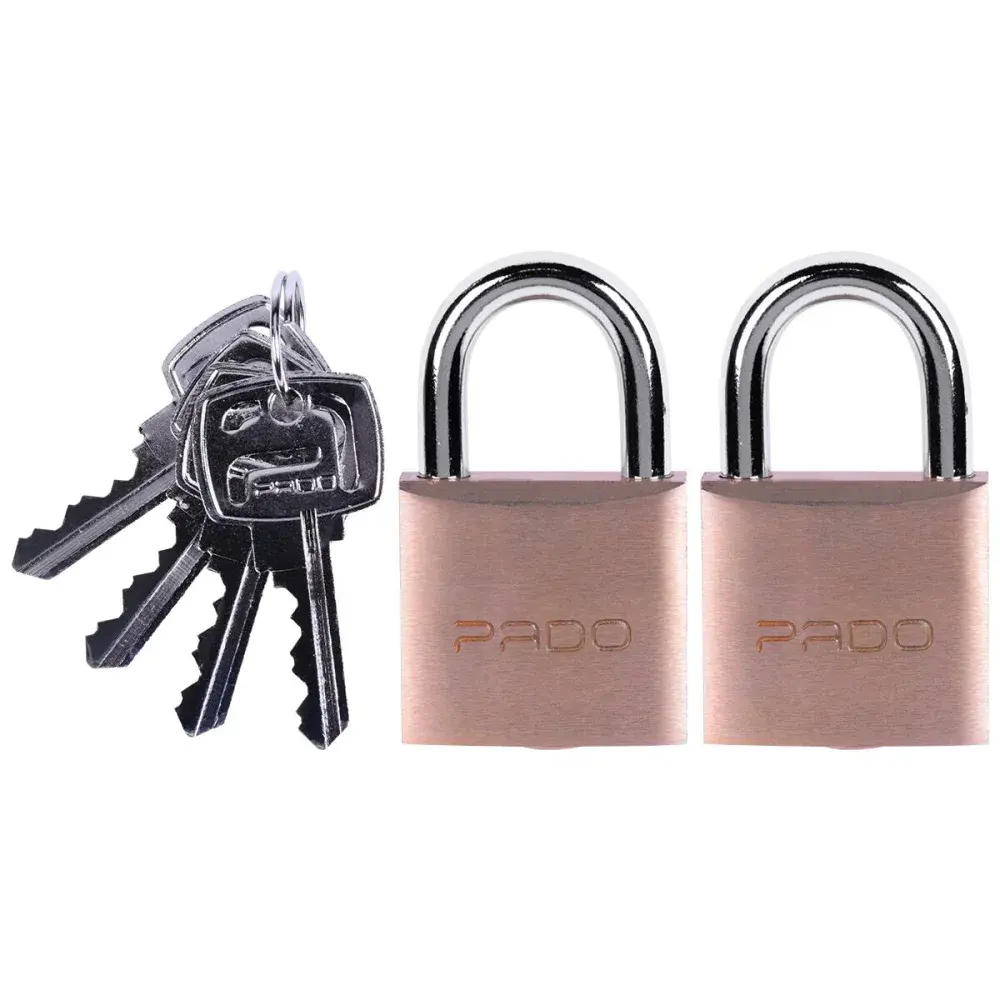 Cadeado latão segredos iguais 30MM Pado 2 pçs