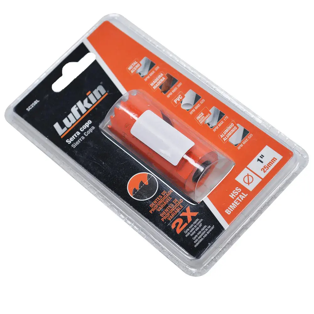 Serra copo 25MM 1” SC25BL Lufkin — fotografia 3