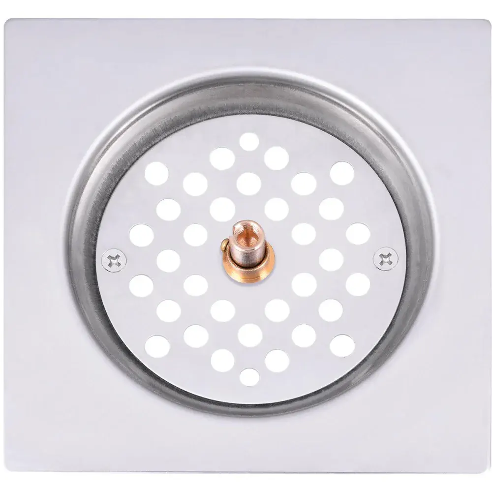 Ralo click quadrado em aço inox 15X15CM Liege