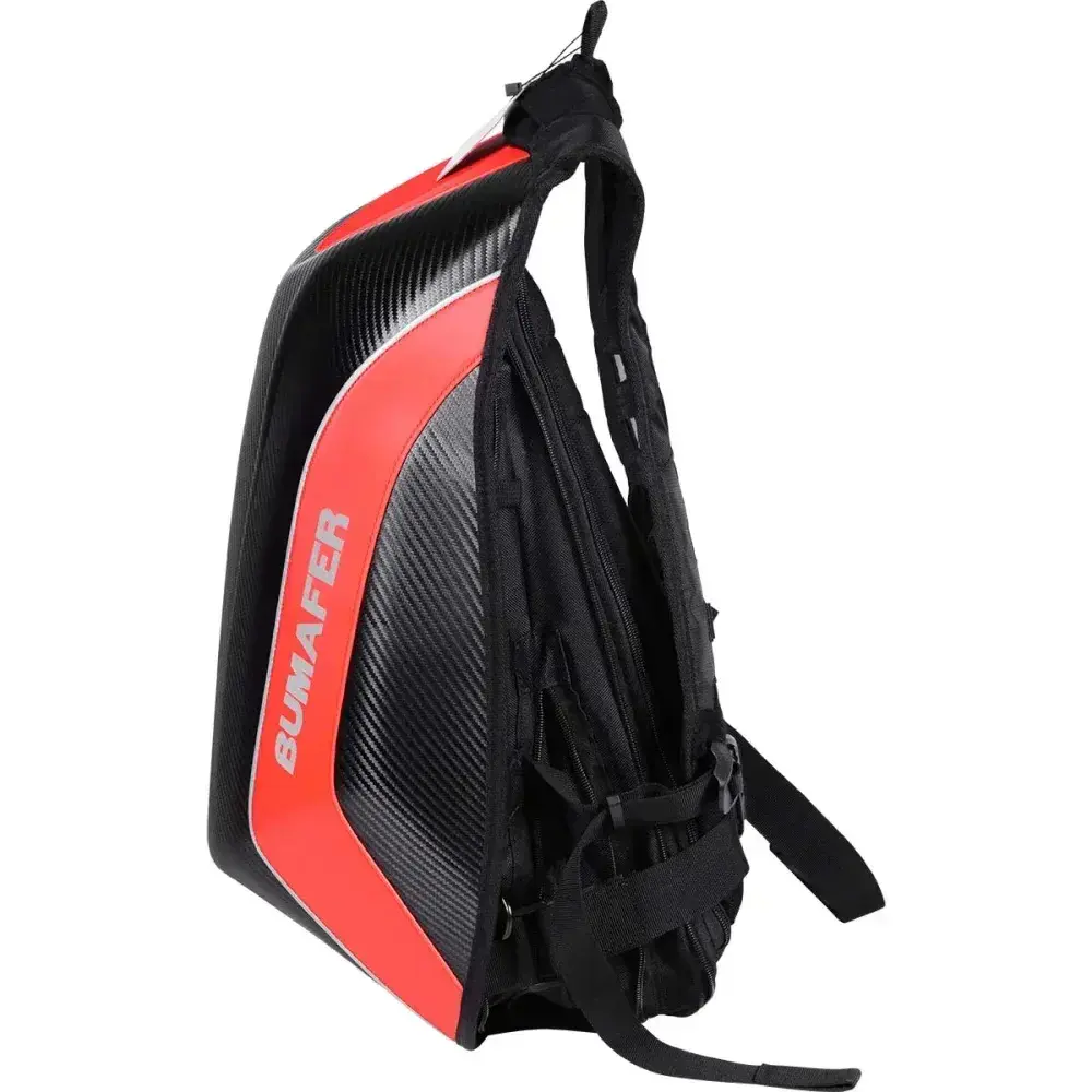 Mochila motociclista impermeável vermelha 50X40X20CM Bumafer — fotografia 9