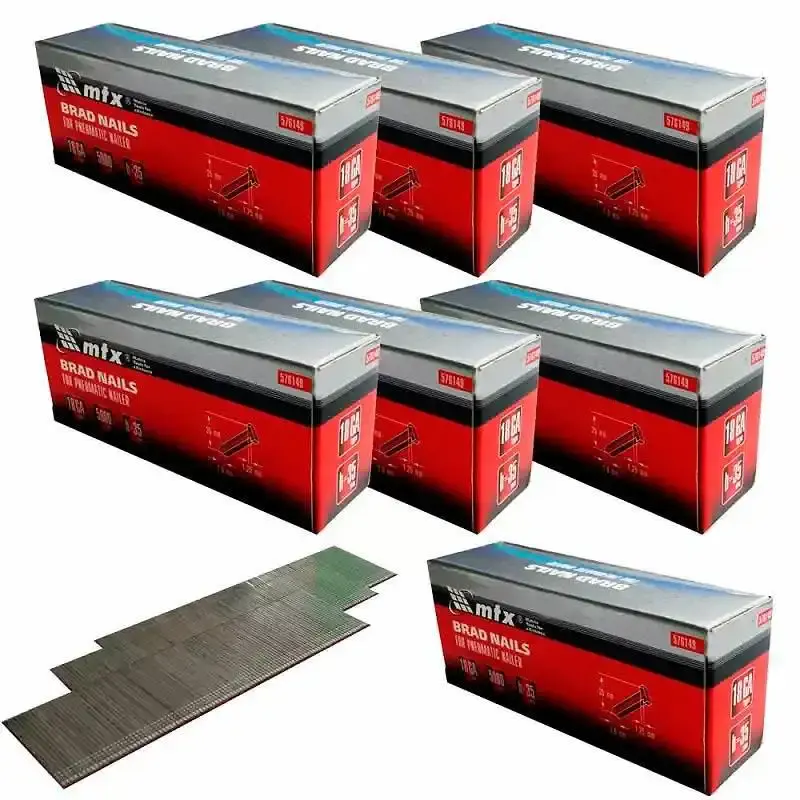 Pinos para pinador pneumático F-50 combo com 30.000 peças MTX — fotografia de referência