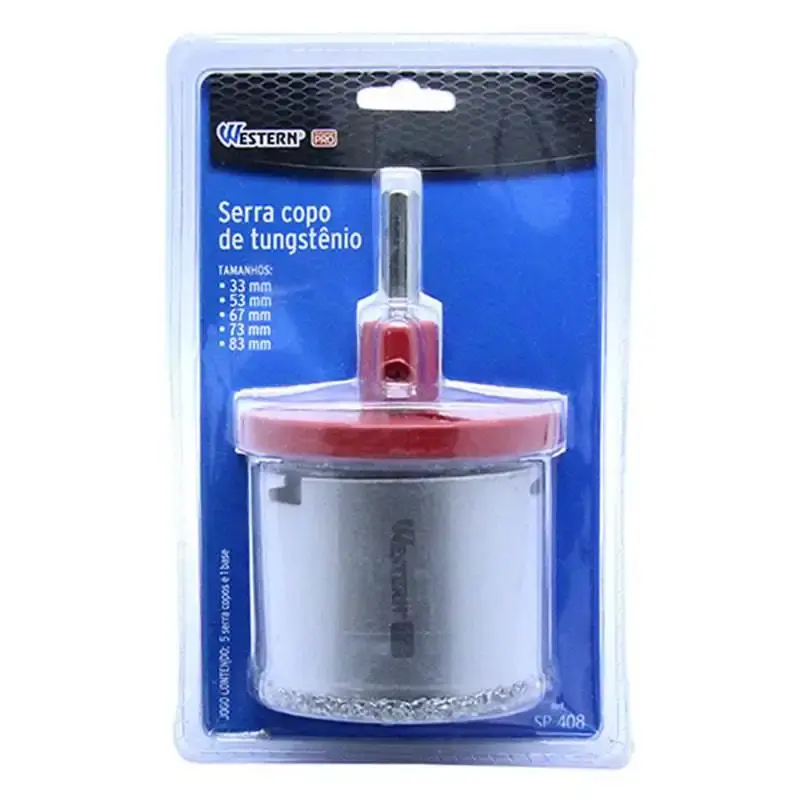 Serra copo de tungstênio kit com 6 peças SP-408 Western — fotografia 4
