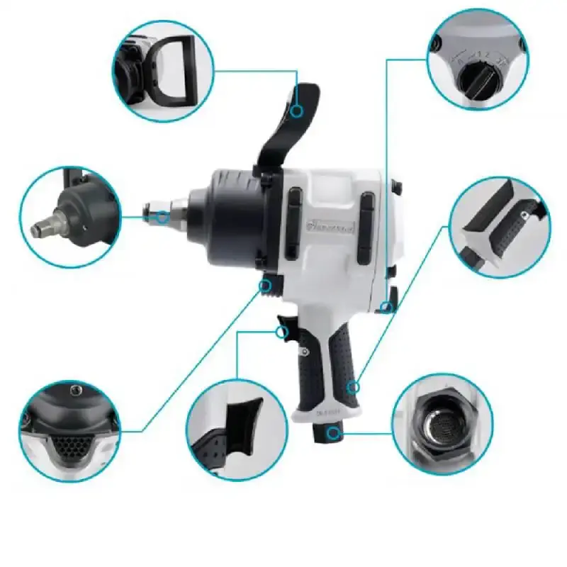 Chave de impacto pneumática 3/4 POL 184 kgfm 4600 RPM RP7462 rongpeng — fotografia 7