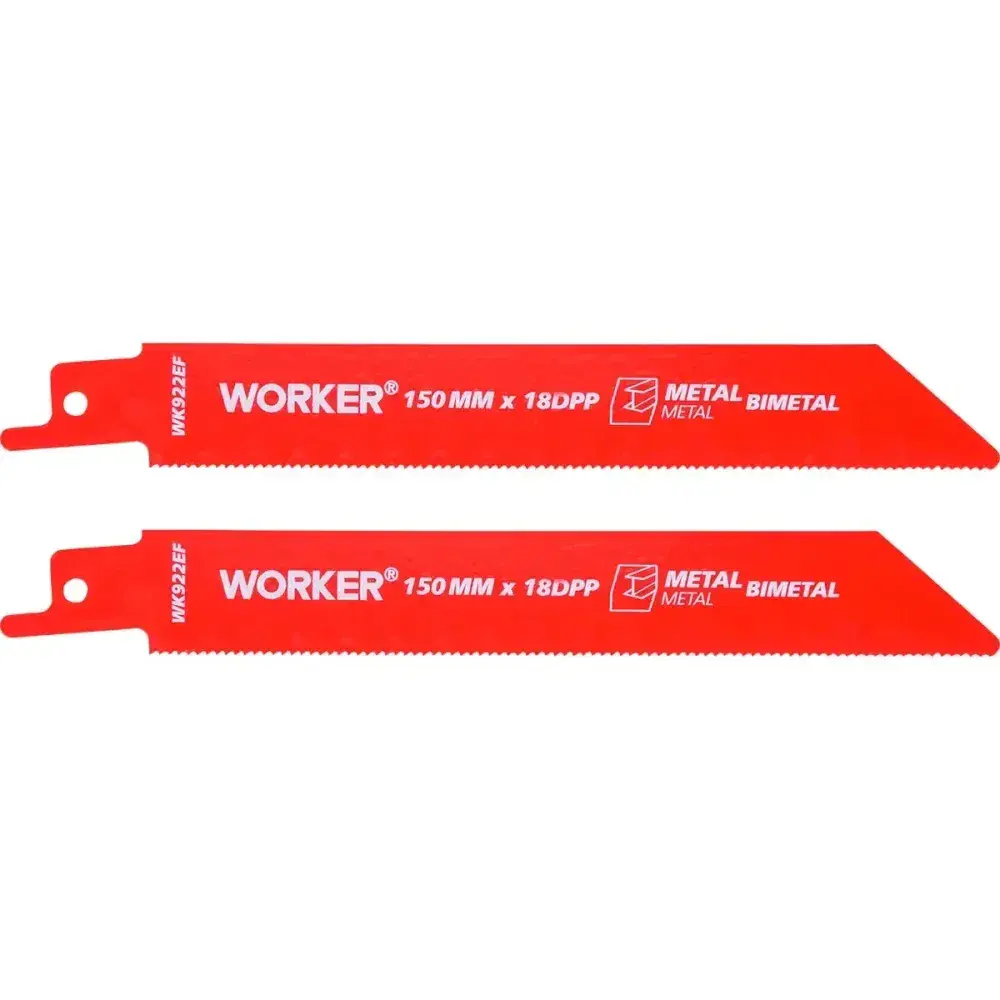 Lâmina para serra sabre bimetálica 1/2” 150MM 18 dentes Worker — fotografia 6
