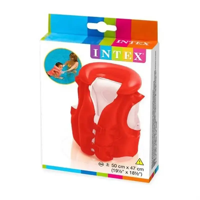 Colete Inflável Infantil Salva Vidas até 30 KG Deluxe 58671 INTEX — fotografia 3