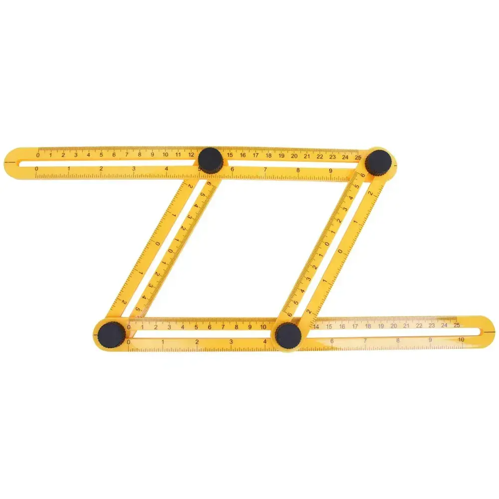 Régua medidora multi ângulo 250X120MM ajustável Bumafer
