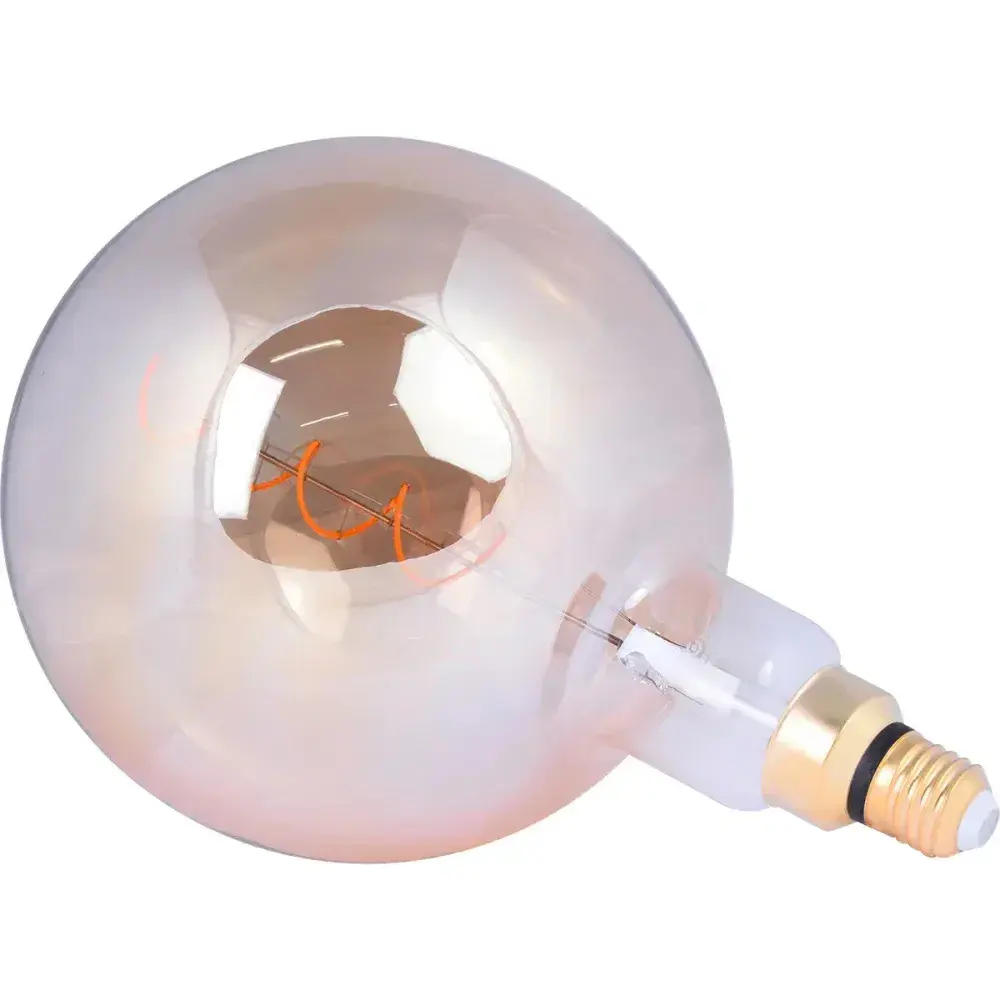 Lâmpada de led giant globo âmbar E27 4W biv Liege — fotografia 8