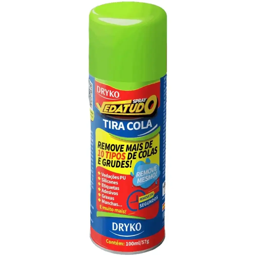 Tira cola em spray removedor vedatudo 100 ML Dryko
