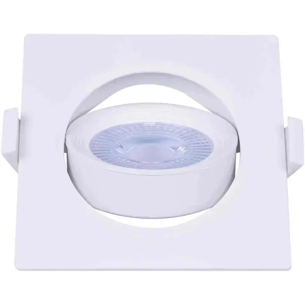Spot led embutir quadrado 10W 6500K biv Taschibra — fotografia 4