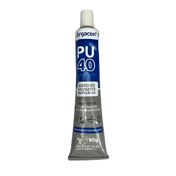 Selante PU 40 cinza 80G - Argacon — fotografia de referência