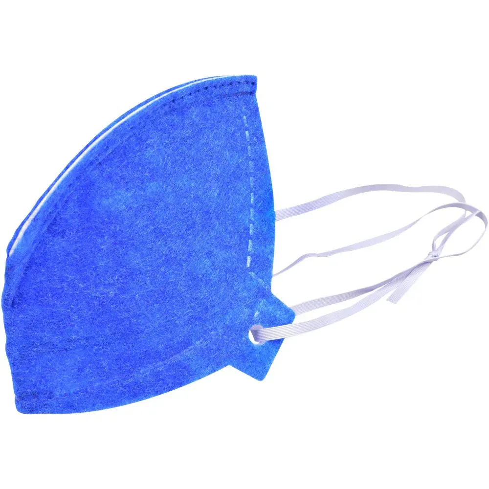 Máscara de proteção PFF2 azul sem válvula kala-plasticor — fotografia de referência