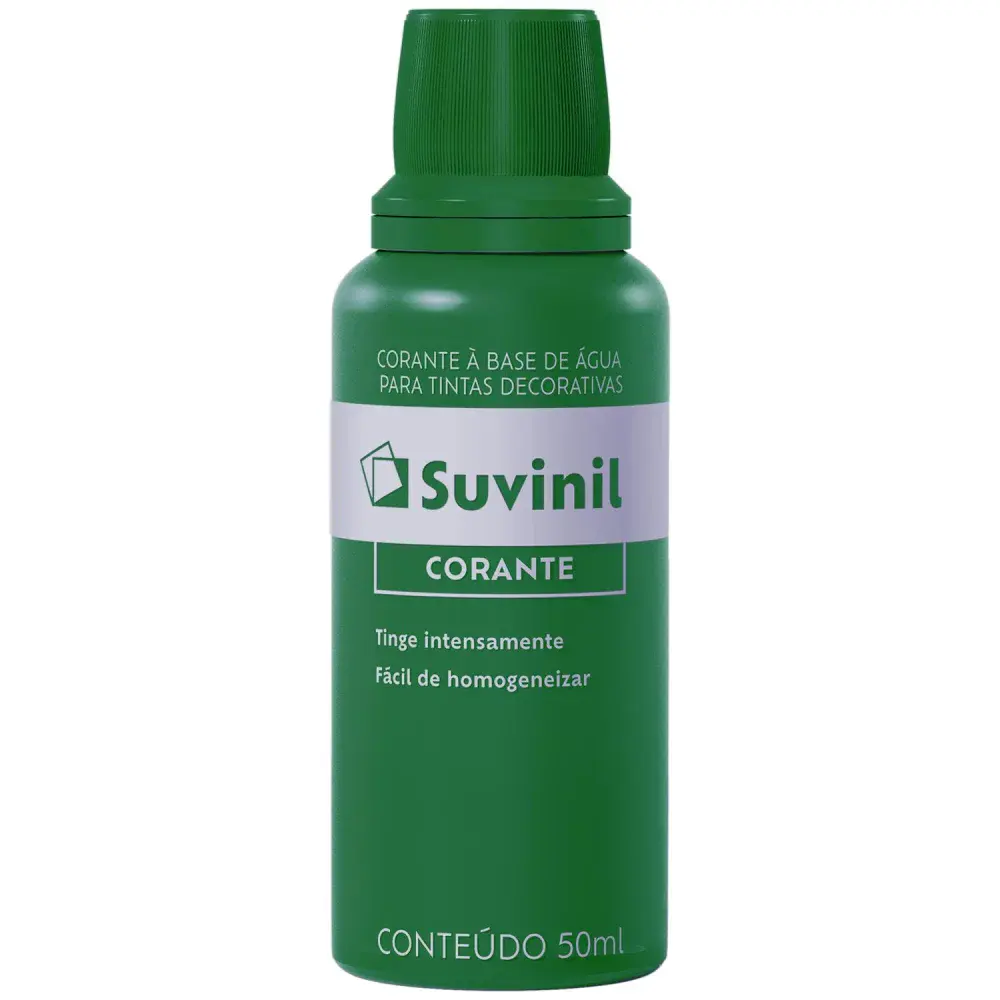 Corante líquido para tinta verde 50ML 12 peç Suvinil — fotografia de referência