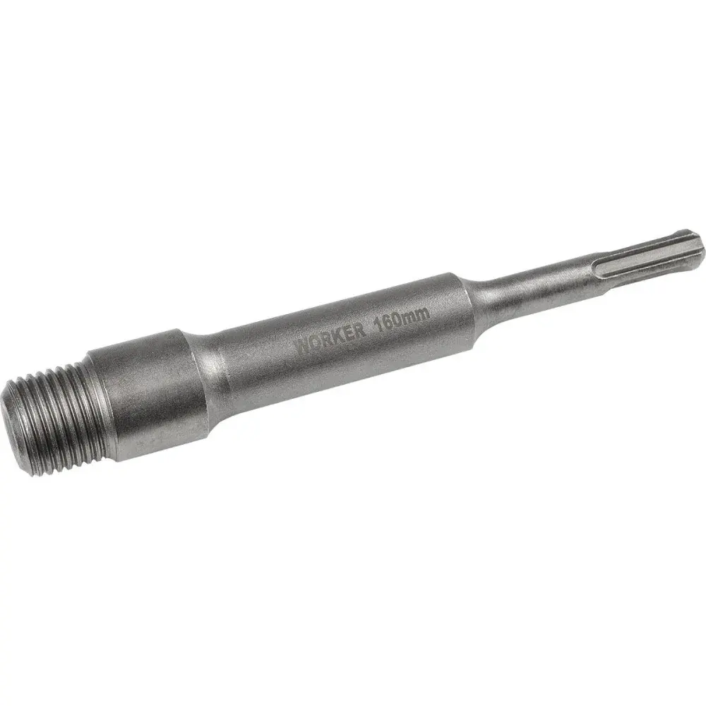 Haste adaptadora para serra copo com rosca M22 160MM Worker — fotografia 5