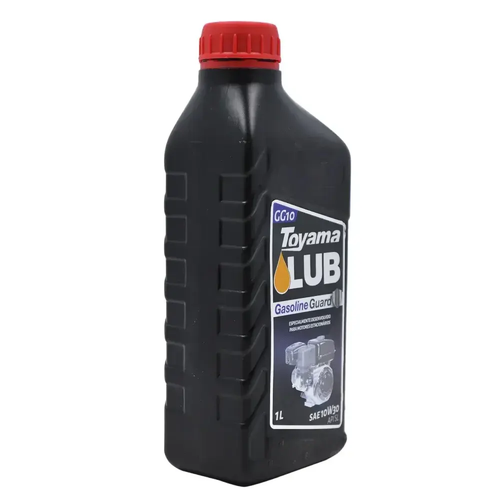 Óleo para motor 4 tempos a gasolina 1LT 10W30 sl GG10 Toyama — fotografia 7
