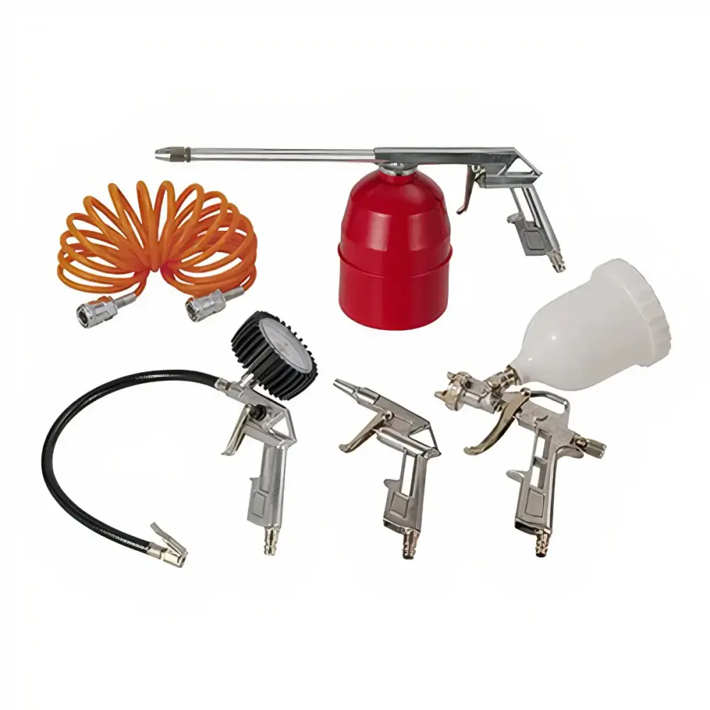 Kit conjunto multiuso de acessórios para compressores de ar 5 peças 809.1039-0 Schulz — fotografia de referência