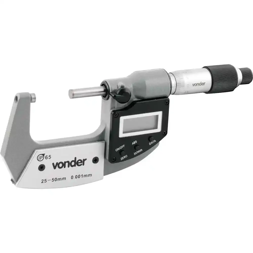 Micrometro Externo Digital 25 mm a 50 mm MD-050 VONDER