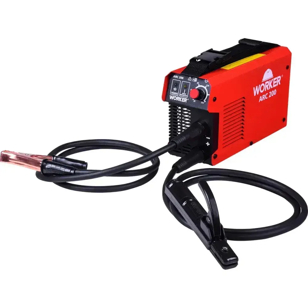 Inversor para solda arc 200A monofasico 220V Worker — fotografia 6