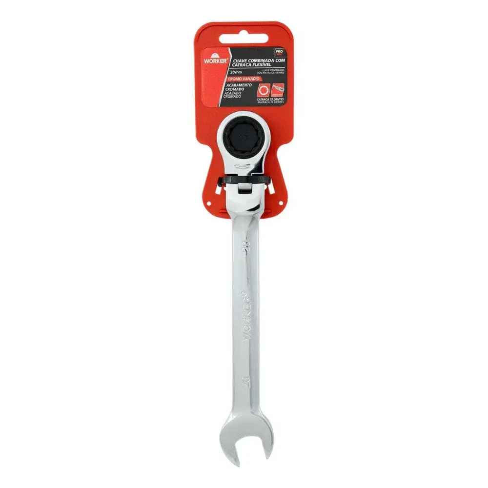 Chave combinada catraca flexível 20MM Worker — fotografia de referência