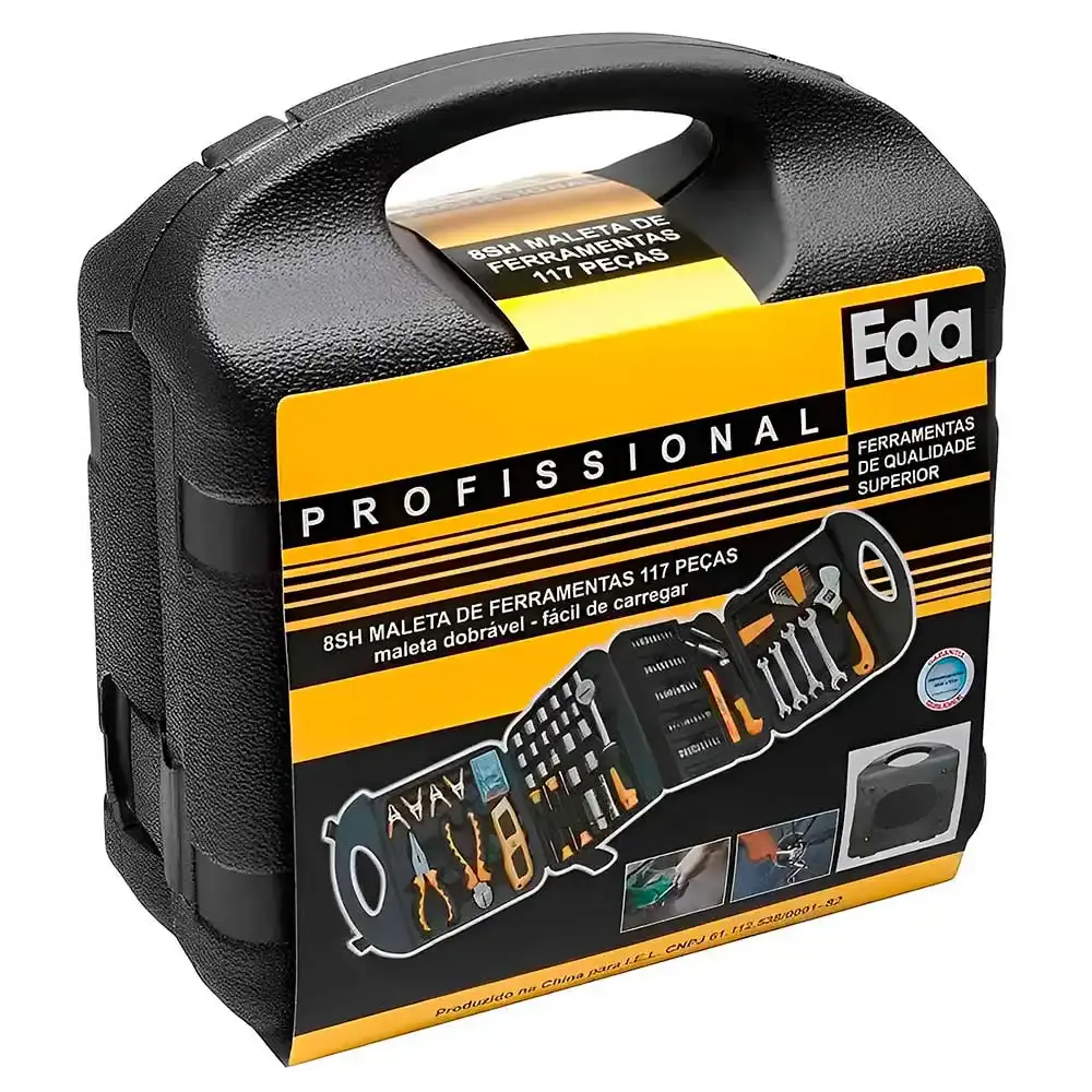 Kit completo de ferramentas com 117 peças Eda — fotografia 3