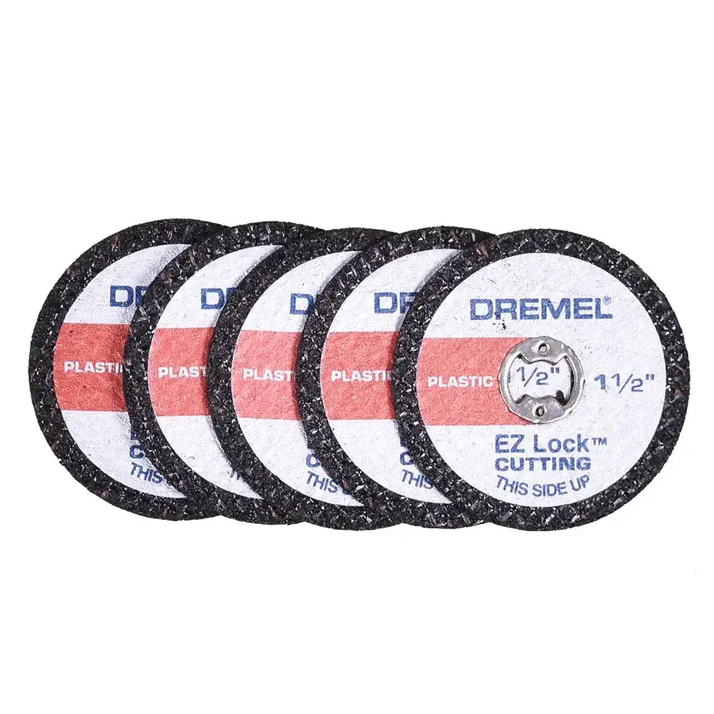 Kit discos corte de plástico 5 peç 38MM ez lock Dremel — fotografia 6