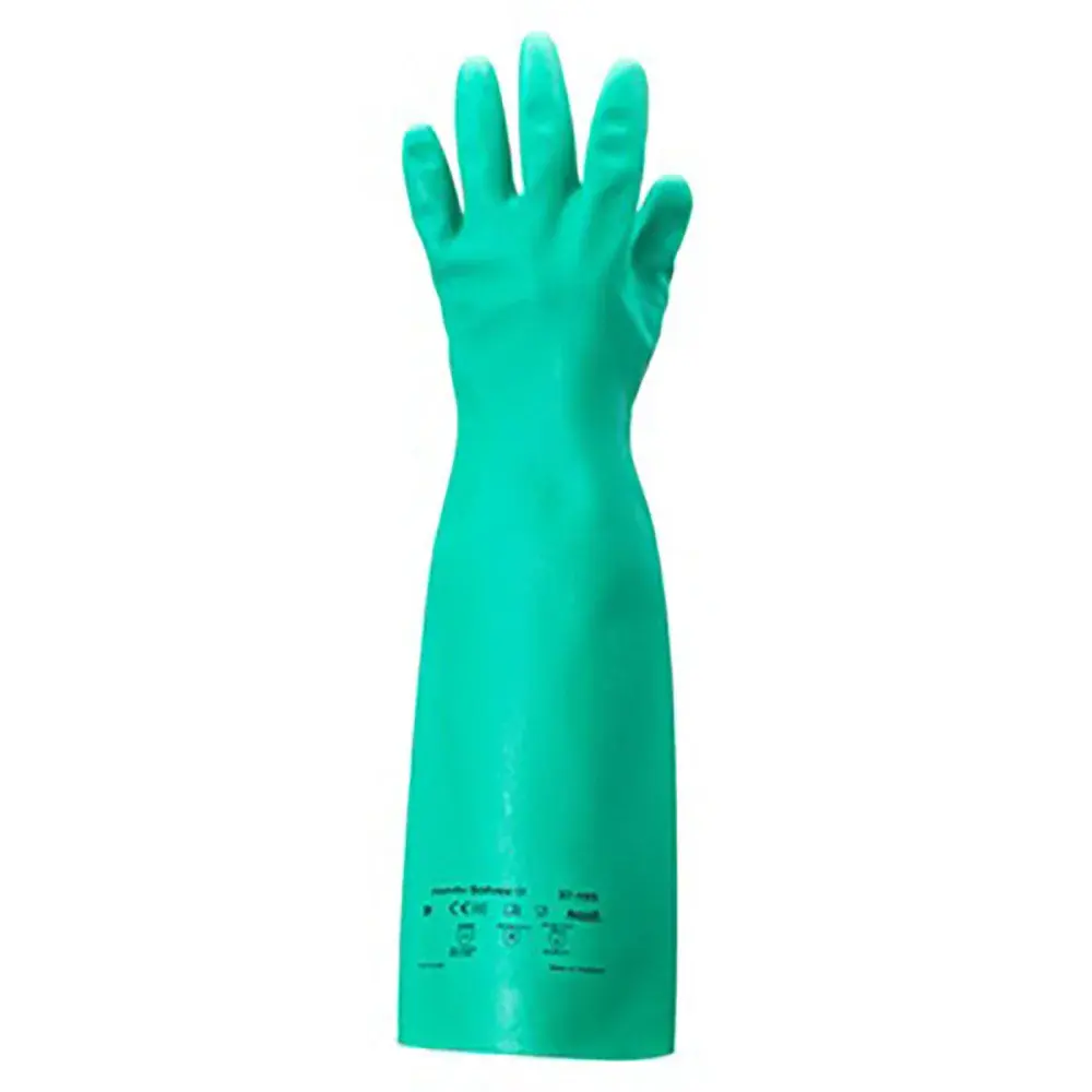 Luva látex nitrilo alphatec solvex 37-185 t 08 CA12598 Ansell — fotografia de referência
