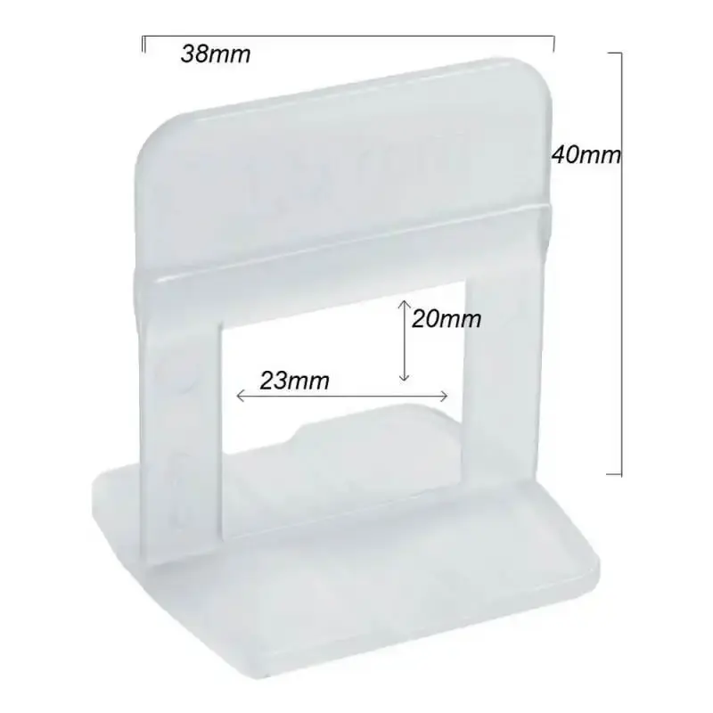 Espaçador nivelador assentamento de piso 1.0 MM pacote com 50 unidades 60693 Cortag — fotografia 3